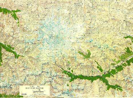 Карта Приэльбрусья и Эльбруса масштаб 1:50 000 составитель Ляпин, 1993г. Поможет при восхождении на Эльбрус и путешествии по Приэльбрусью.
